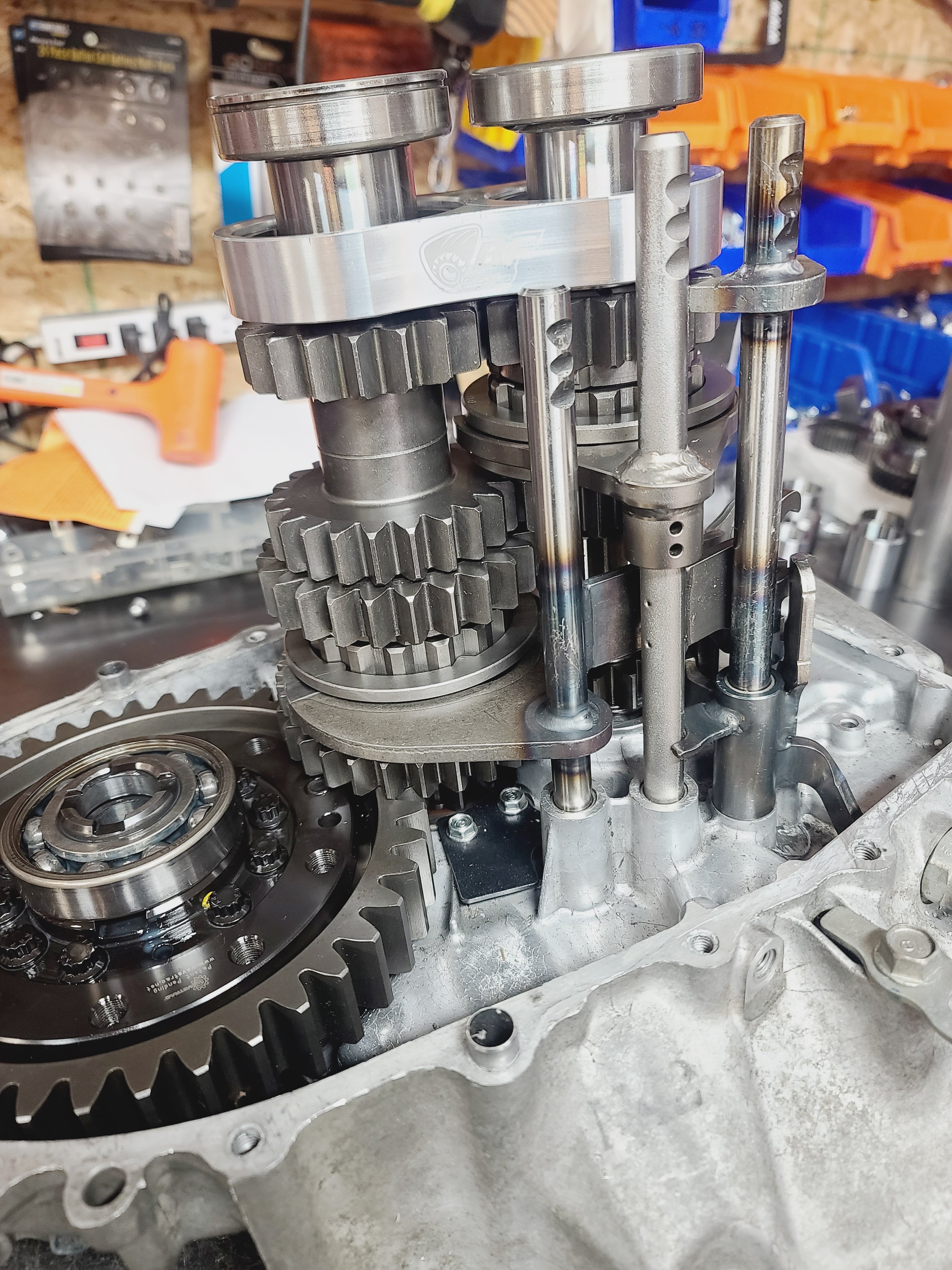 Honda K Series HD 5th gear cuff installed in transmission