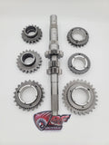 Honda K Series straight-cut synchro 1-4 gearset components
