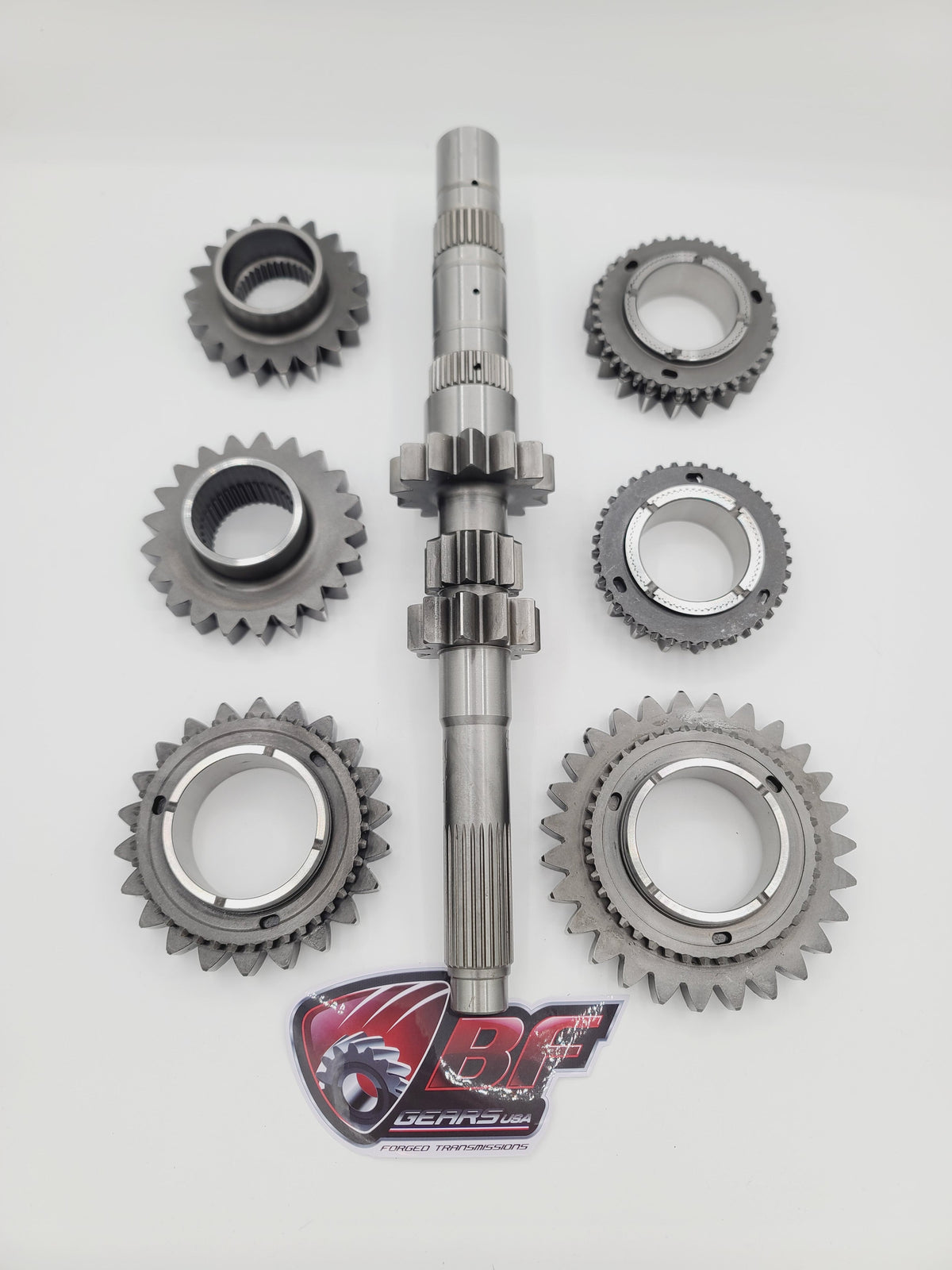 Honda K Series straight-cut synchro 1-4 gearset components

