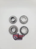 Honda K Series straight-cut synchro 3-4 gearset components
