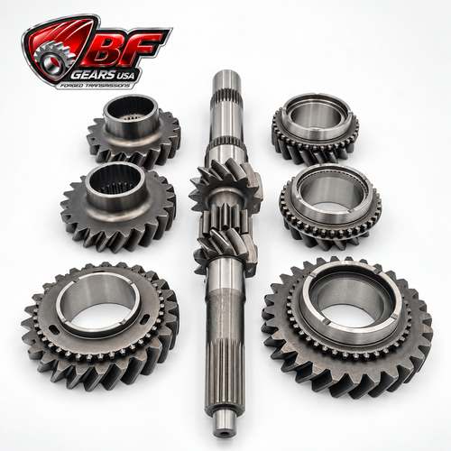 Honda B Series FWD helical 1-4 synchro gearset – complete set – BF Gears USA
