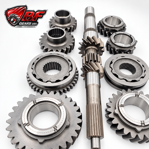 Honda B Series FWD helical DogBox gearset – close-up – BF Gears USA