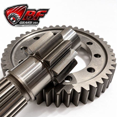 Honda B16 HD Race 4.0 straight-cut final drive pinion and ring gear detail