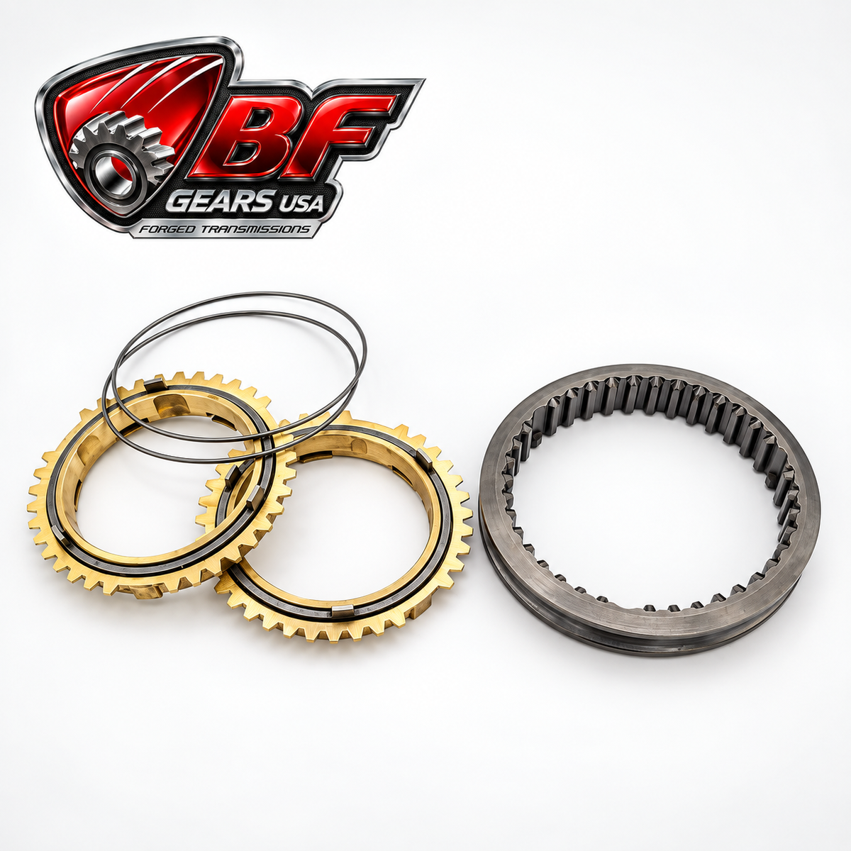 Honda K Series synchro engagement rings and slider detail