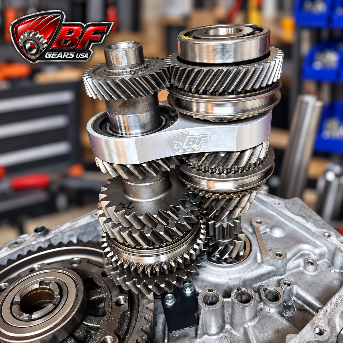 Honda K Series Non-HD 5th gear cuff installed in transmission