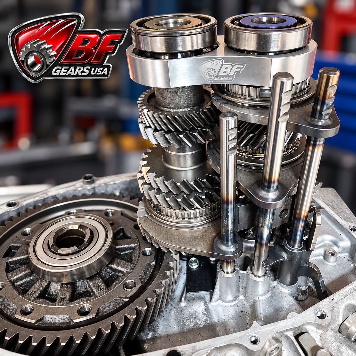 Honda K Series Non-HD 6th gear cuff installed in transmission