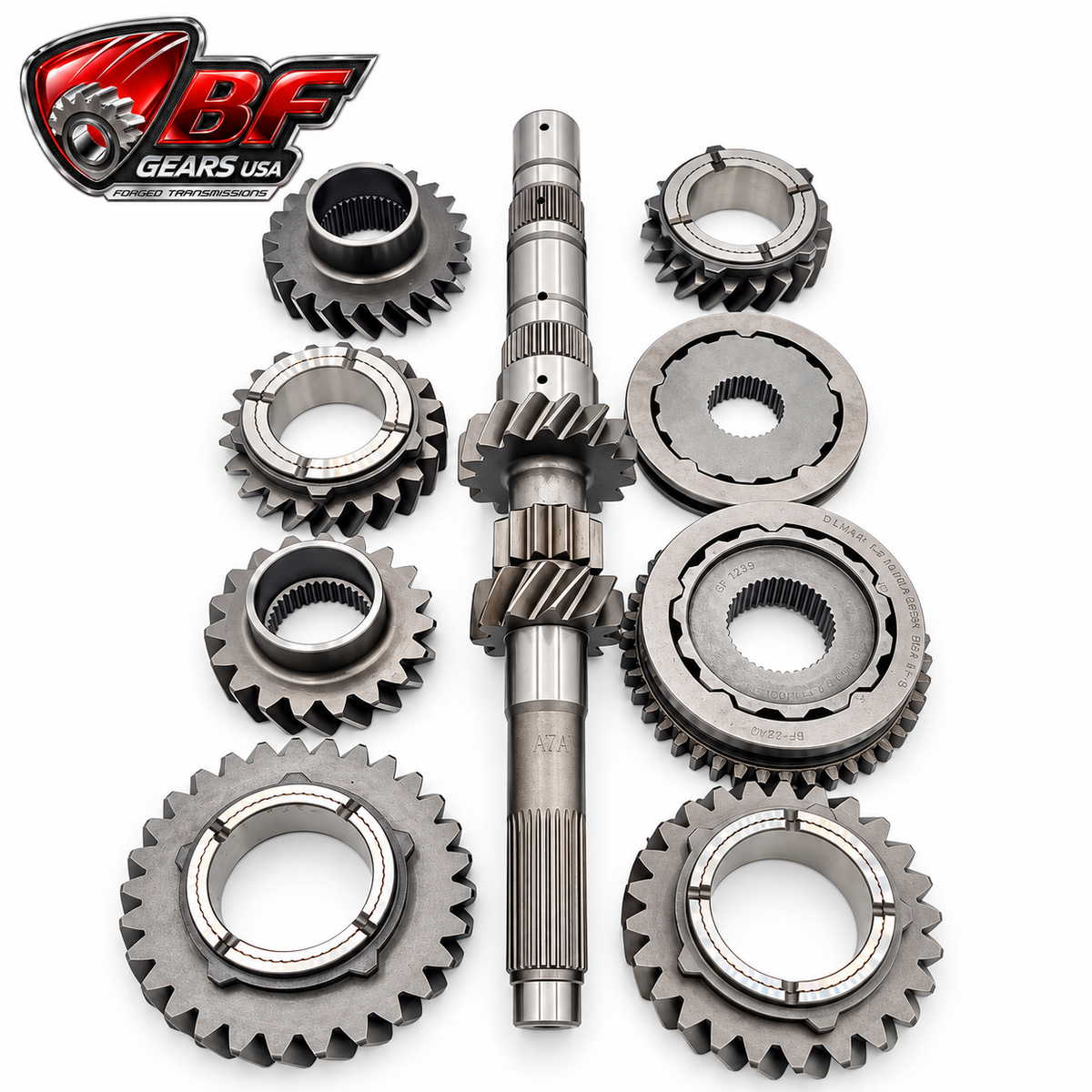 Honda K Series 1–4 Dogbox gearset components by BF Gears USA