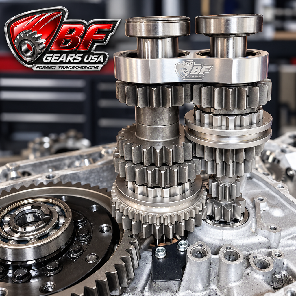 Honda K Series Turbo 1–4 HD full-race gearset installed in transmission