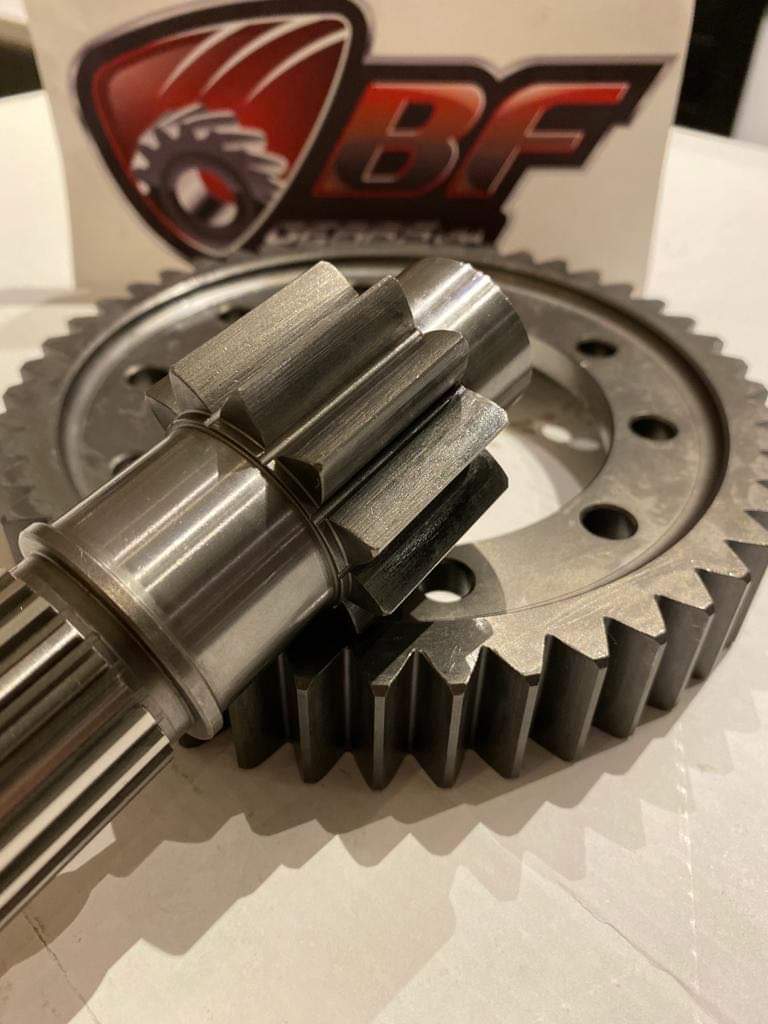 Honda B Series FWD final drive installed in transmission case
